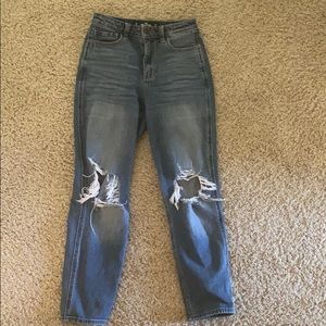 ultra high rise mom jeans